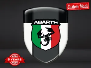 Fiat Abarth Insignias Todos Autos Pro Máximo Resistente Diseño